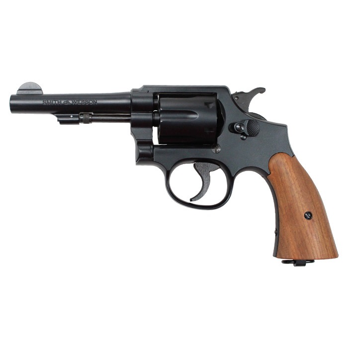 S&W ビクトリー・モデル 4インチ モデルガン HW ≪ブルースチール