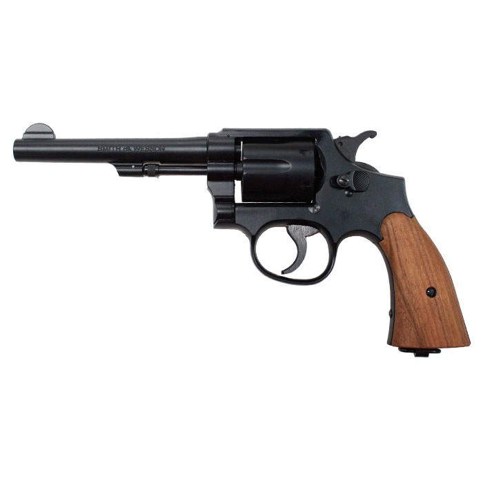 S&W ビクトリー・モデル 5インチ モデルガン HW ≪ブルースチール