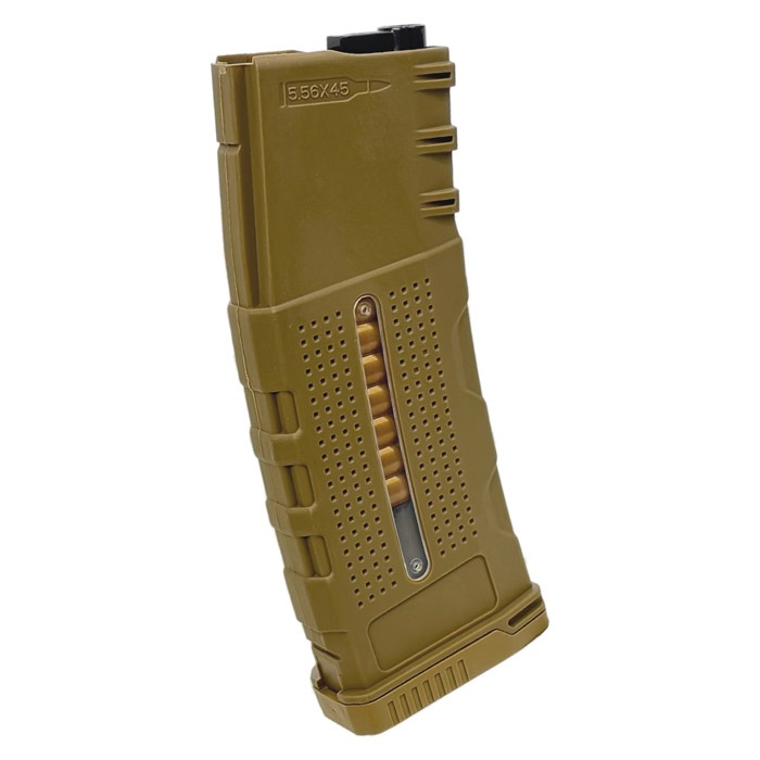STD M16/M4シリーズ AEG用 IMI LANCERタイプ 150連マガジン DE