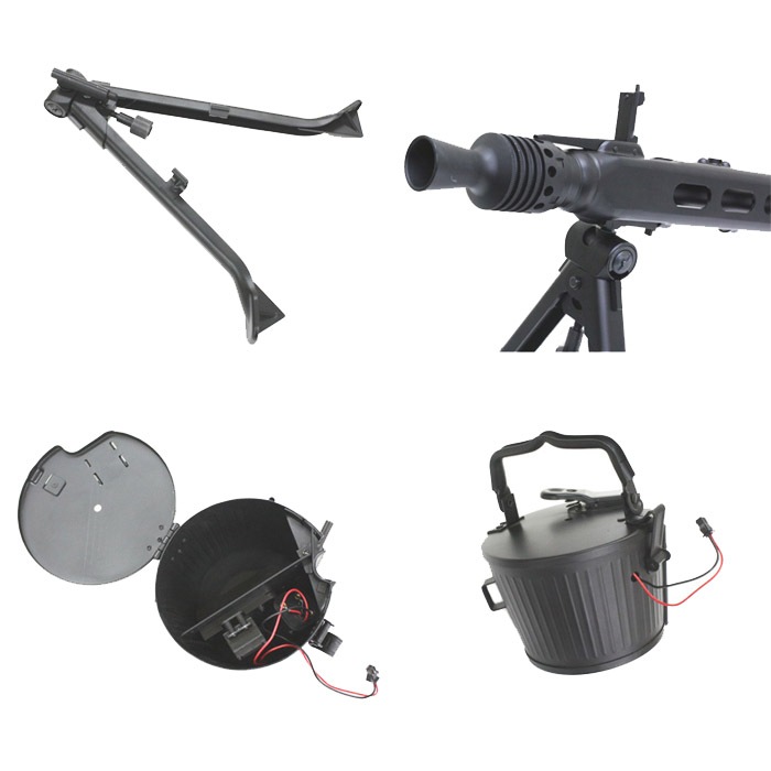 MG42 フルメタル電動ガン リアルウッドストック ≪ファイアートレーサー内蔵 / セミハードガンケース付≫