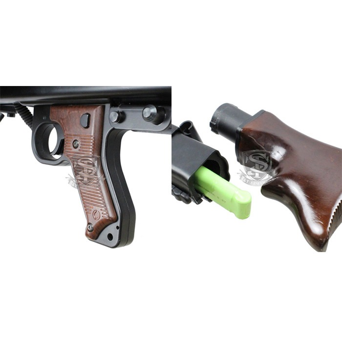 MG42 フルメタル電動ガン リアルウッドストック ≪ファイアートレーサー内蔵 / セミハードガンケース付≫