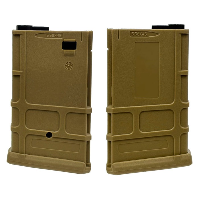 STD M16/M4シリーズ AEG用 PMAGタイプ 110連ショートマガジン DE