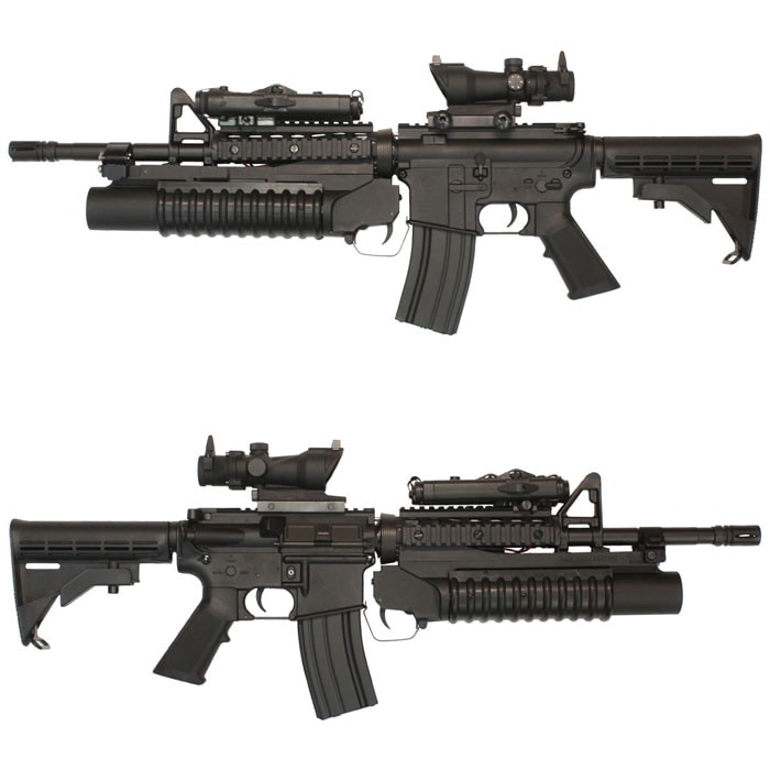 CYMA M4 RIS FRP スポーツライン M203セット BK ≪ショート仕様
