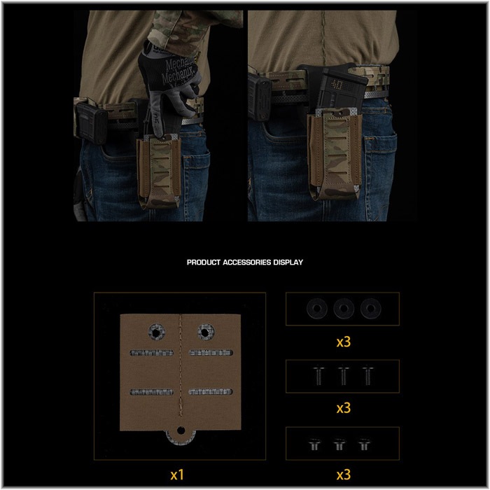 SLタイプ クイックロック フォーク MOLLEアダプター