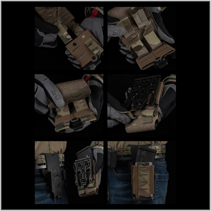 SLタイプ クイックロック フォーク MOLLEアダプター