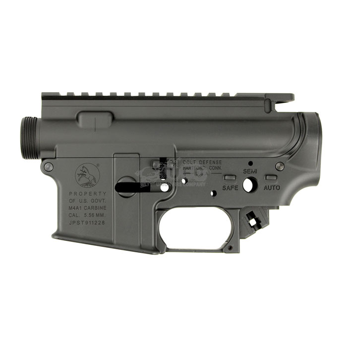 S&T　M4 GBB用 メタルフレーム BK ≪Colt M4A1 刻印≫