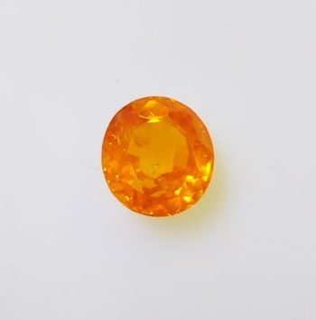 スリランカ産非加熱天然オレンジサファイアルース 神妙