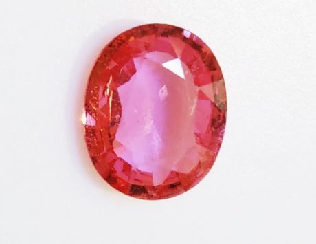 スリランカ産 パパラチアサファイア 1.85ct （鑑別書付）No.0822 