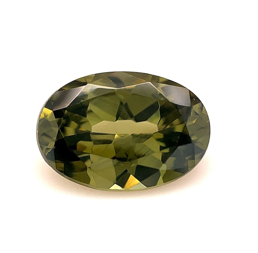 スリランカ産 グリーンジルコン(非加熱) 4.67ct  No.5633