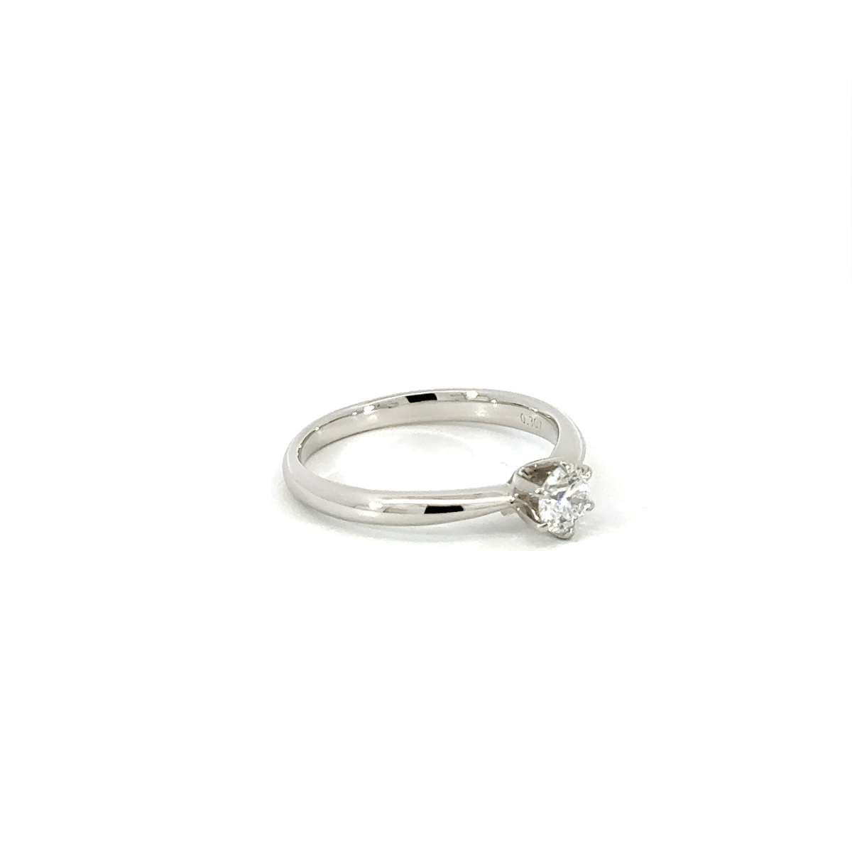 210.PT 一粒ダイヤモンドリング 【0.307ct】（中央宝石研究所鑑定書付）