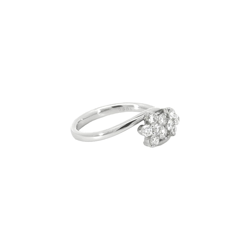 50. PT デザインダイヤモンドリング 【0.504ct】(鑑別書付き)