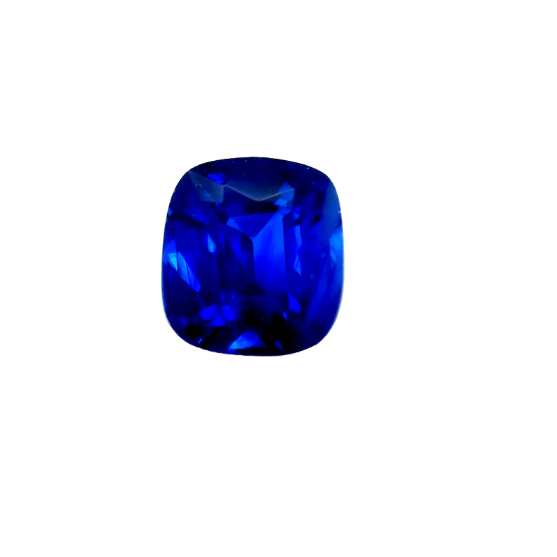 02 ブルーサファイア　(クッションカット) 　1.20ct