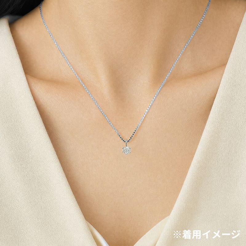 266.PT 一粒ダイヤモンドペンダント 【0.321ct】（中央宝石研究所鑑定書付）