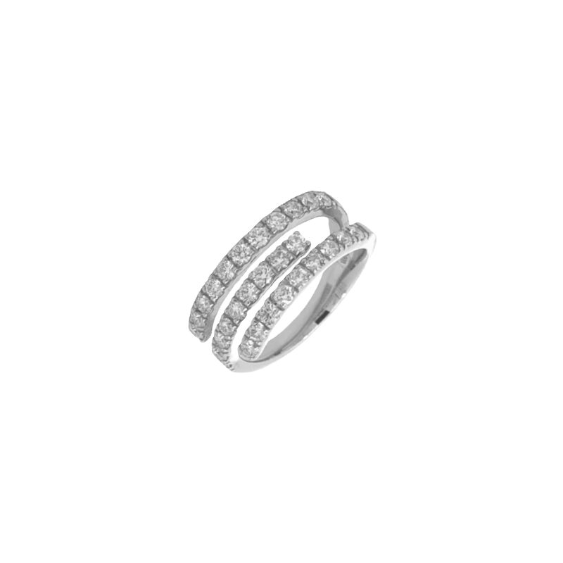 38. PT デザインダイヤモンドリング 【D0.88ct】(鑑別書付き)