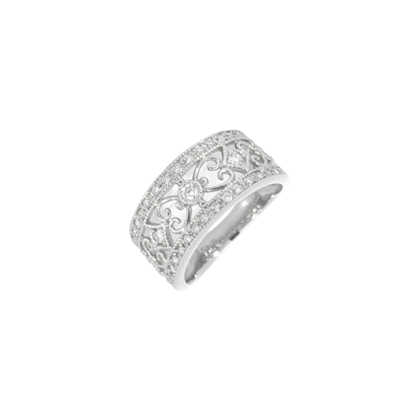 41. PT デザインダイヤモンドリング 【0.481ct】(鑑別書付き)