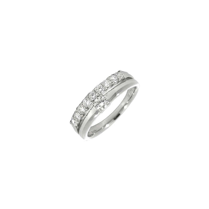 46. PT デザインダイヤモンドリング 【0.456ct】(鑑別書付き)