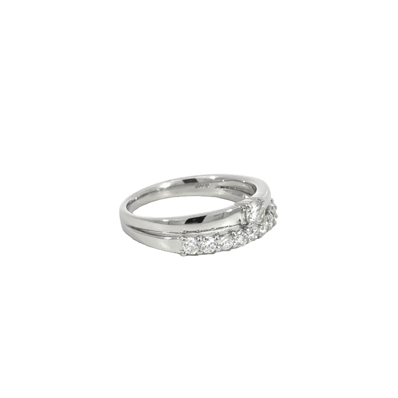 46. PT デザインダイヤモンドリング 【0.456ct】(鑑別書付き)