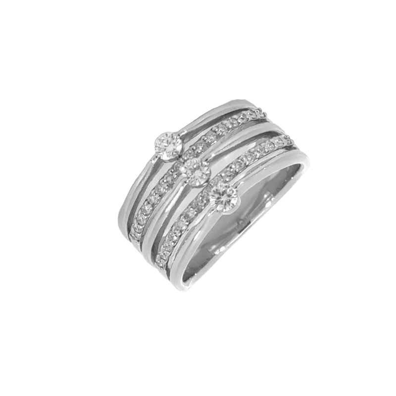 47. PT デザインダイヤモンドリング 【0.497ct】(鑑別書付き)