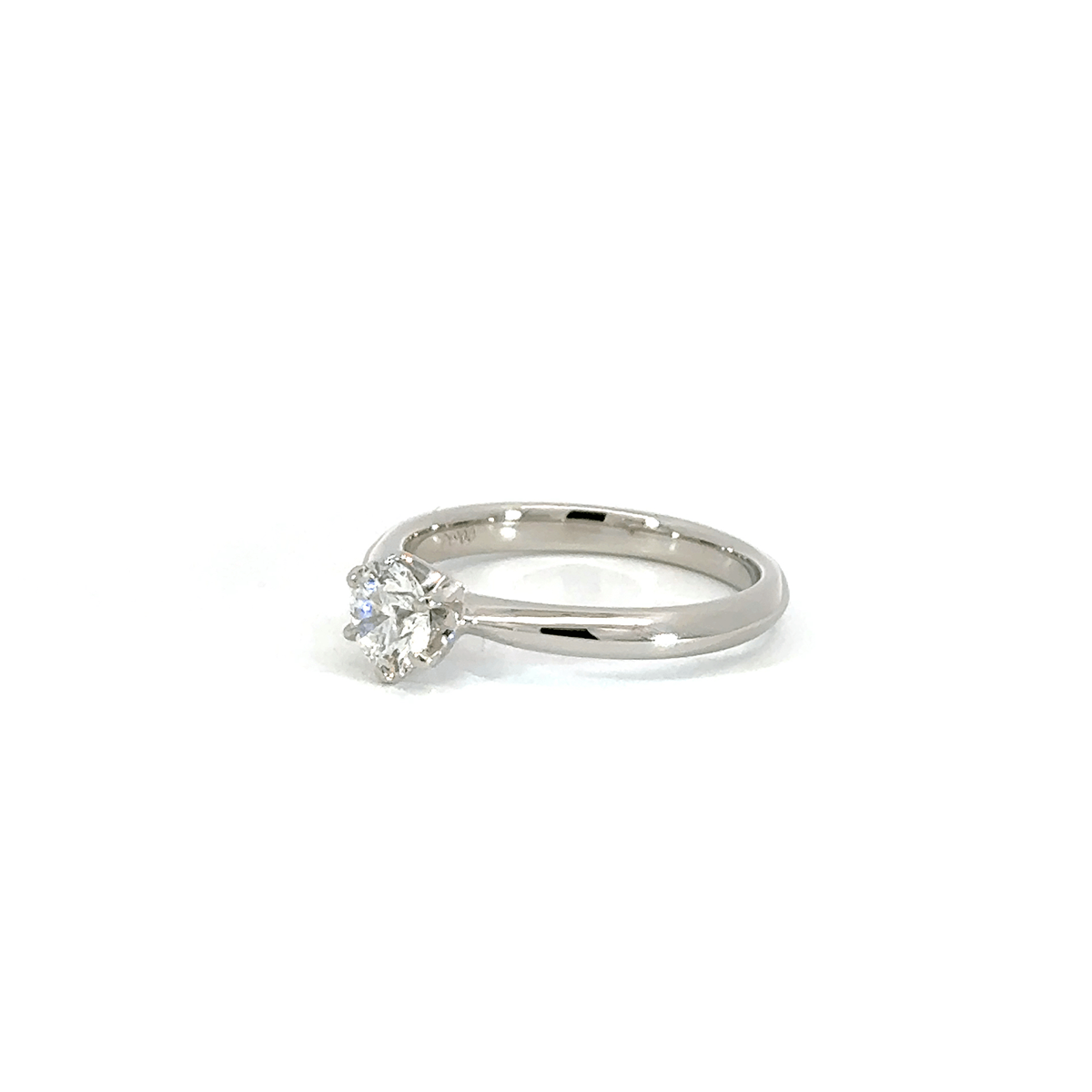196.PT 3EXHC一粒ダイヤモンドリング 【0.516ct】(中央宝石研究所鑑定書付き)