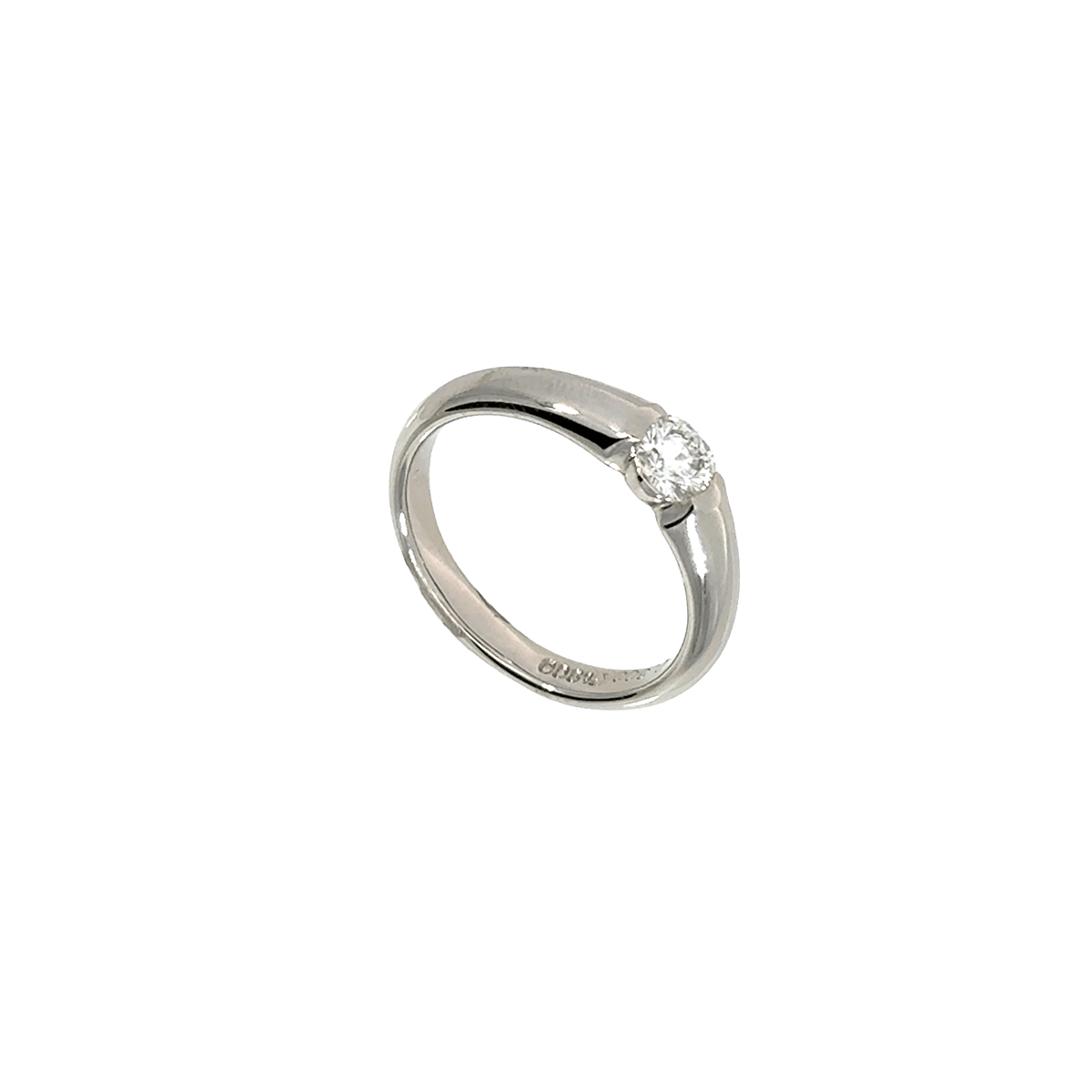 197.PT 3EXHC一粒ダイヤモンドリング 【0.300ct】(中央宝石研究所鑑定書付き)