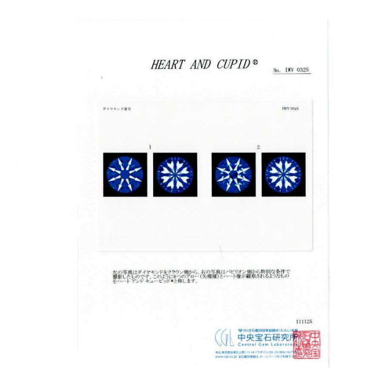 200.K18 3EXHC一粒ダイヤモンドピアス 0.313ct/0.306ct(中央宝石研究所鑑定書付)