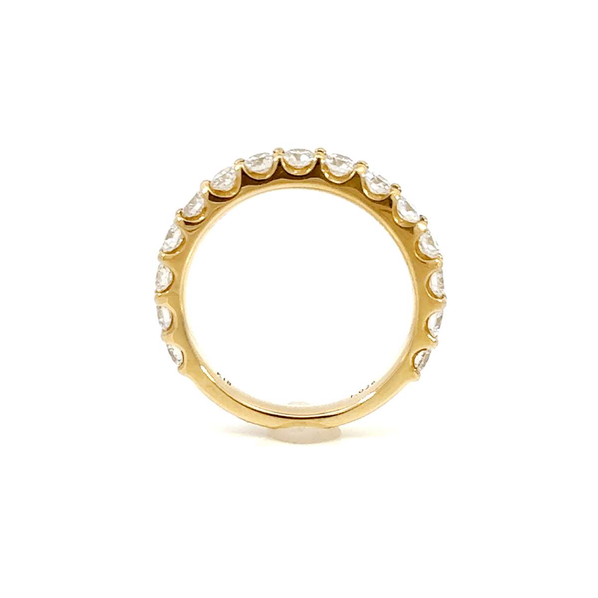 203.K18 3/4エタニティリング 【1.026ct】（H&C鑑別書付き)