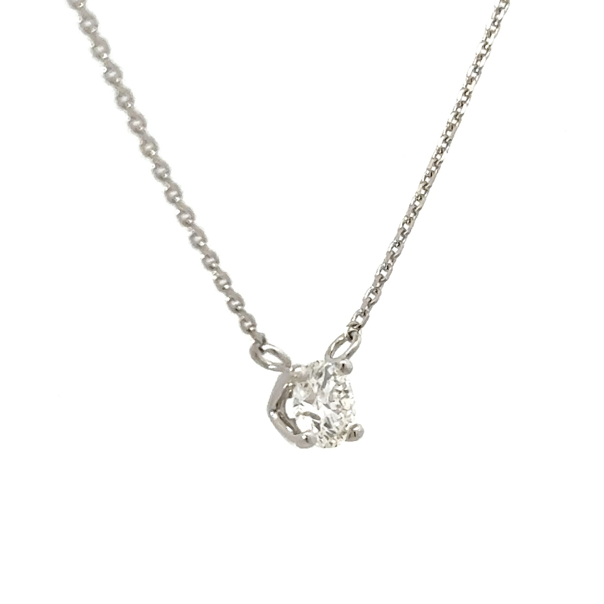 301.PT 一粒ダイヤモンドペンダント 【0.307ct】（中央宝石研究所鑑定書付）