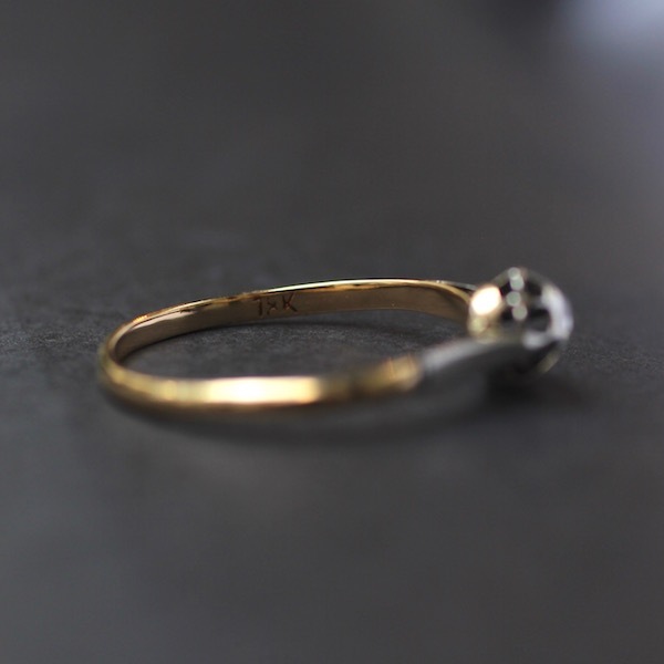 ローズカット　リング ローズカット ダイヤモンド お花 リング