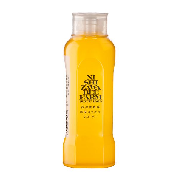 【2025年新蜜】青森産クローバーはちみつ（ポリ容器500g）（逆止弁キャップタイプ）