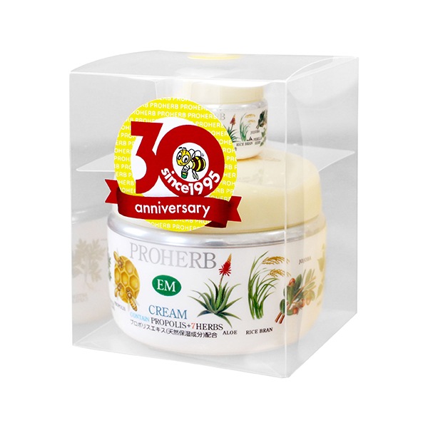 プロハーブEMクリーム2  30周年記念セット（140g＆10g）3個セット【特価品につきラッピング不可】