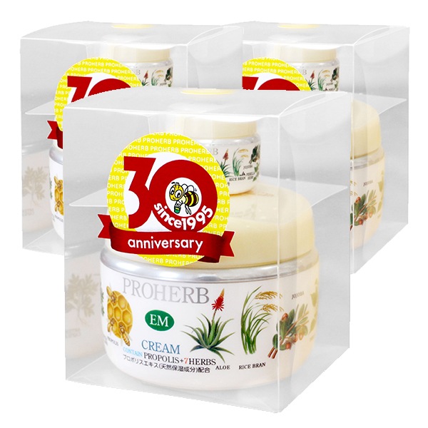 プロハーブEMクリーム2  30周年記念セット（140g＆10g）3個セット【特価品につきラッピング不可】