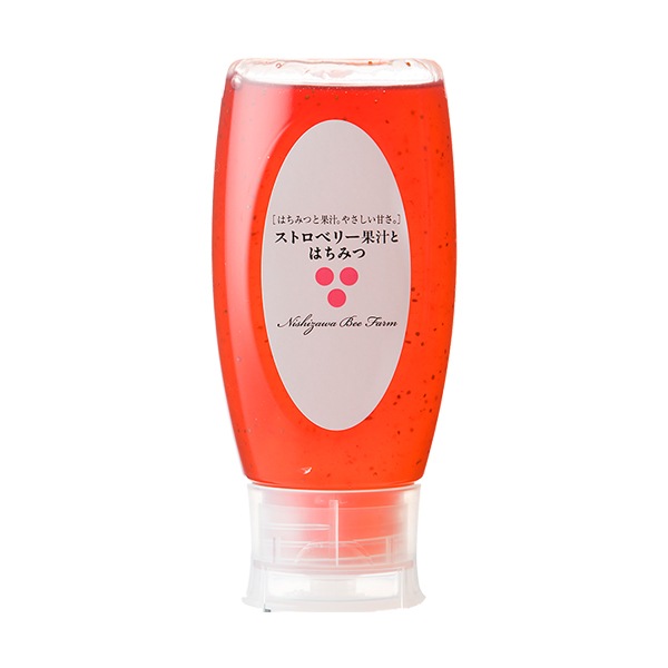 果汁とはちみつギフト4本セット（ストロベリー・ザクロ果汁とはちみつ各500g×2箱）ギフト箱入り
