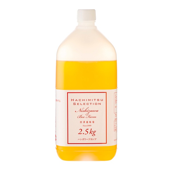 ハンガリー産アカシアはちみつ＋6番セット（ハンガリー産アカシア2.5kg・海外産レモン・百花・コーヒー・パンにぬるはちみつ各300g）【特価品につきラッピング不可】