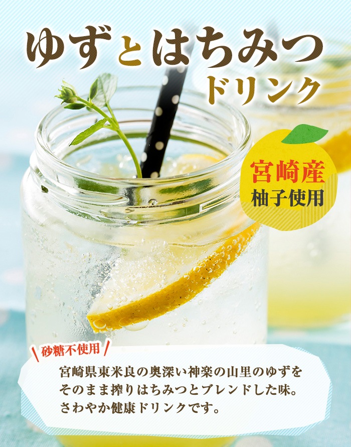 ゆずとはちみつ濃縮タイプ（500ml×2本入）