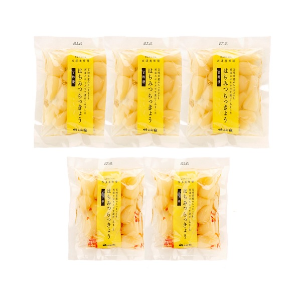 【2,026円均一まつり】はちみつらっきょう甘辛MIXセット（甘酢3袋・ピリ辛2袋）100g×5袋【特価品につきラッピング不可】