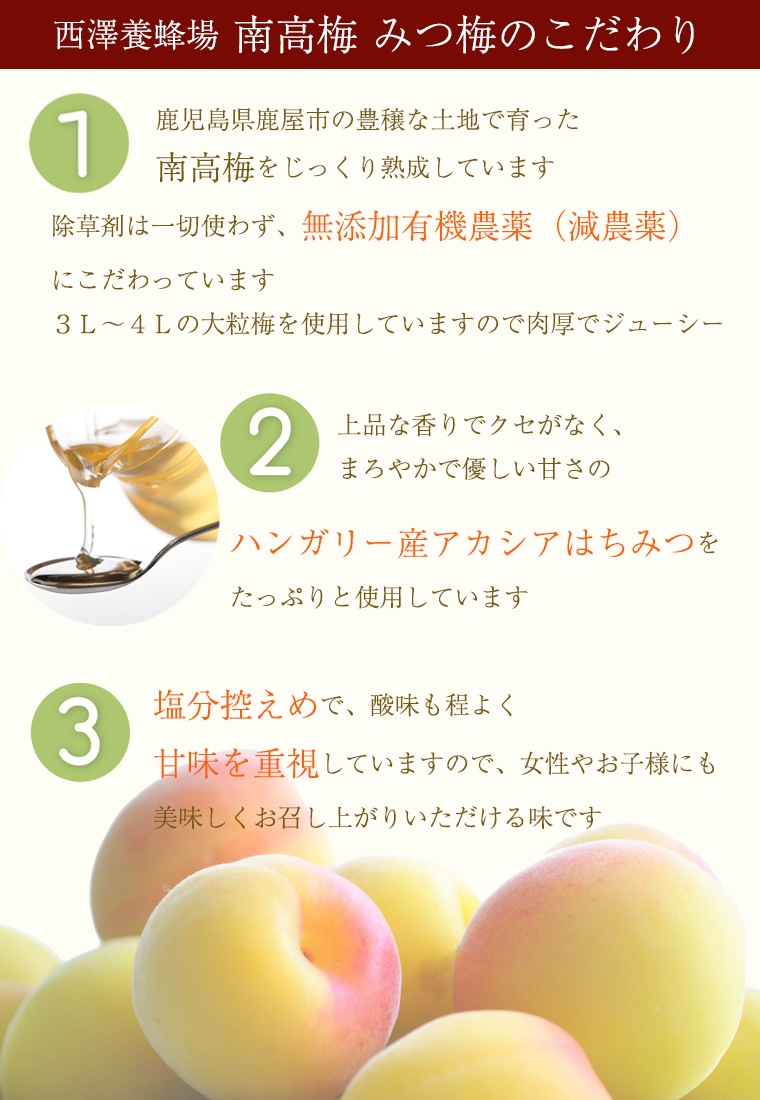 南高梅 みつ梅230g【ラッピング不可】
