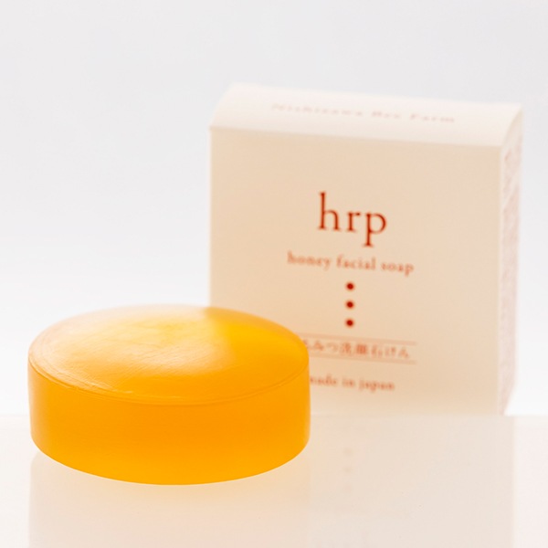 hrp 国産はちみつ洗顔石けん100g 今だけ洗顔ネット1個プレゼント【特価品につきラッピング不可】
