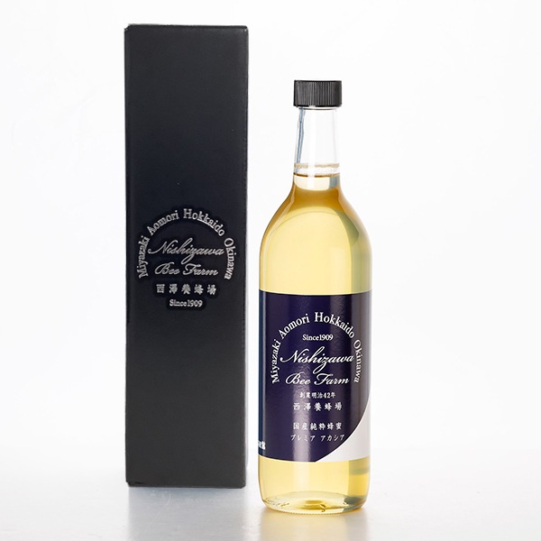 特選プレミア アカシアはちみつ4合瓶1本ギフト（1kg）ギフト箱入り