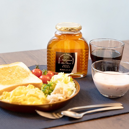 国産百花はちみつギフト箱入り（500g化粧瓶）百花蜜 野草