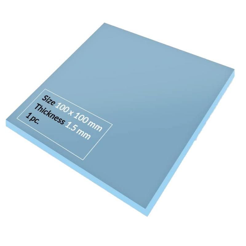ARCTIC プレミアムパフォーマンスサーマルパッド 100 x 100 x 1.5mm (1枚) - 熱伝導パッド 低硬度 理想的な隙間充填 取り付け簡単 安全取扱い TP-3