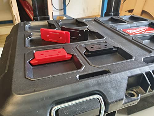 【ABS】ミルウォーキーパックアウトシステムマウント黒色1セット6p ミルウォーキー パックアウトシステムマウント ブラック 1セット