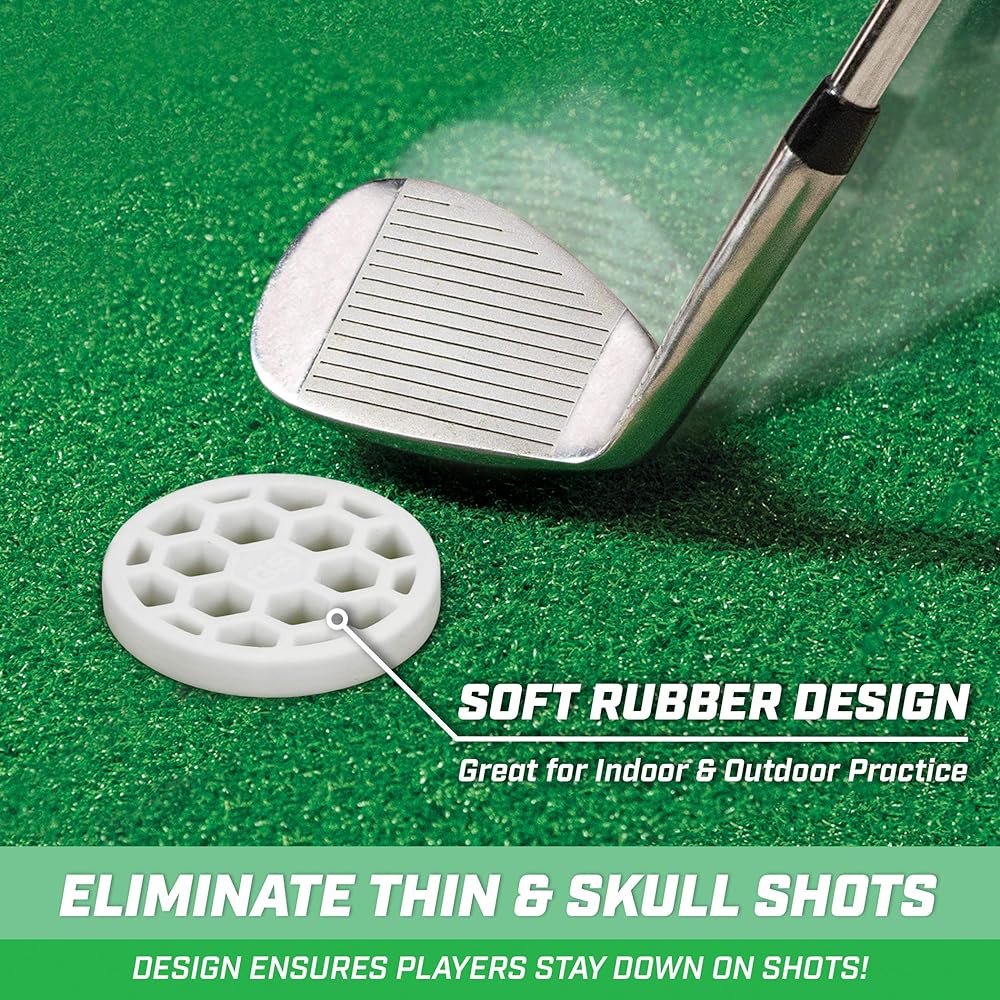 GoSports Golf Pure Strike ゴルフトレーニングディスク 24個パック 薄いショットを排除!