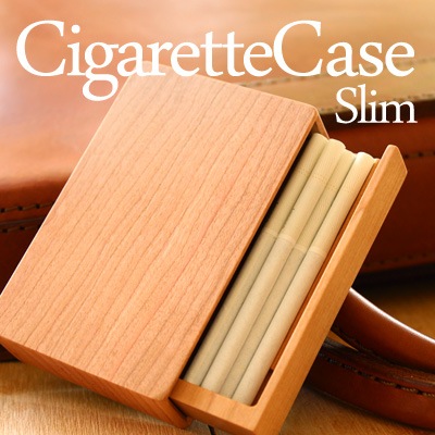 生産終了 スリム Cigarettecase Slim 高級天然木でできたタバコケース おしゃれな北欧風木製雑貨 贈り物 名入れギフト Hacoaオンラインストア