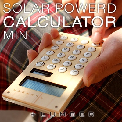 SOLAR POWERED CALCULATOR MINI