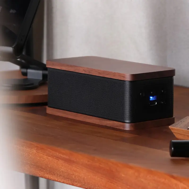 木製Bluetoothスピーカー おしゃれ 天然木スピーカー ワイヤレス