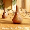 「GlassesStand Swing」大切な眼鏡をおしゃれなインテリアに出来るメガネスタンド/北欧風デザイン/Hacoaブランド