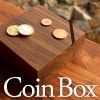 「Coin Box」オブジェのように美しい木製の貯金箱/北欧風デザイン/Hacoaブランド