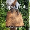 「CONNIE Zipper Tote」上品さと機能性を兼ね備えたおしゃれなジッパー付トートバッグ