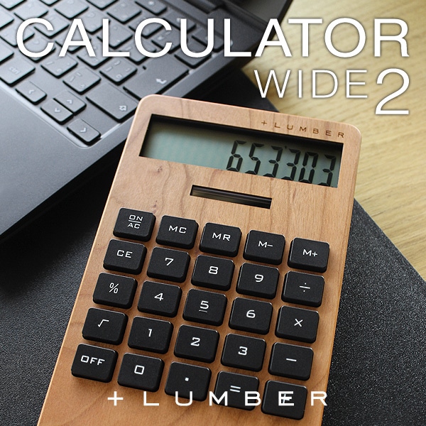 SOLAR POWERED CALCULATOR WIDE2