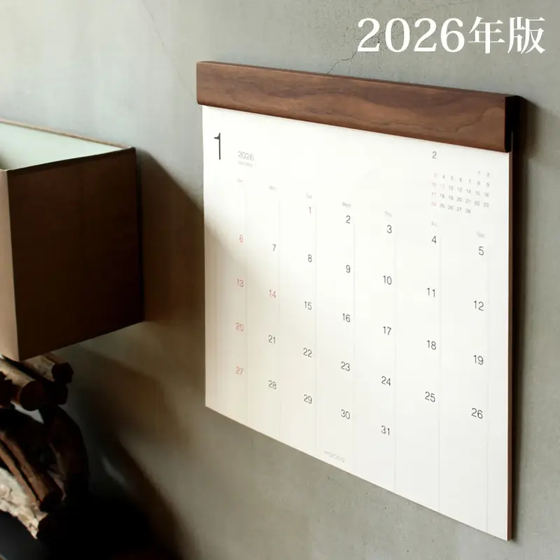 Wall Calendar 2026年版